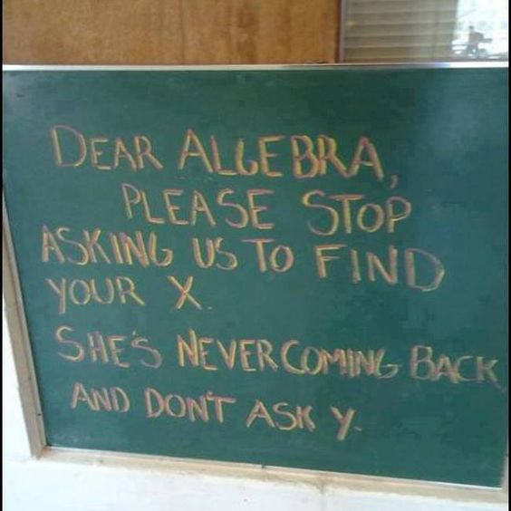 algebra humor